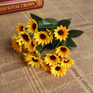 Sunflower Artificial Silk Flower Bouquet