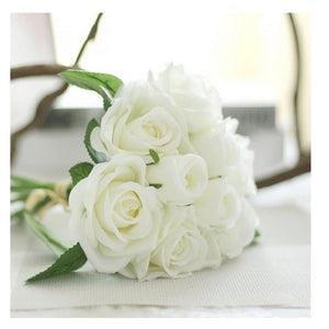 Rose Silk Flowers for Wedding Decoration