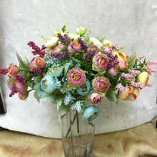 Load image into Gallery viewer, Rose 1 Bouquet 10 Heads Wedding Flower