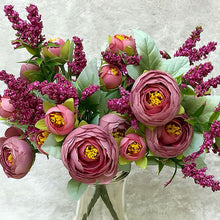 Load image into Gallery viewer, Rose 1 Bouquet 10 Heads Wedding Flower