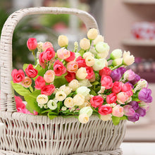 Load image into Gallery viewer, Mini Rose Colorful Silk Flowers new year