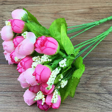 Load image into Gallery viewer, Mini Rose Colorful Silk Flowers new year