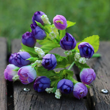 Load image into Gallery viewer, Mini Rose Colorful Silk Flowers new year