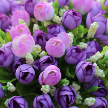 Load image into Gallery viewer, Mini Rose Colorful Silk Flowers new year