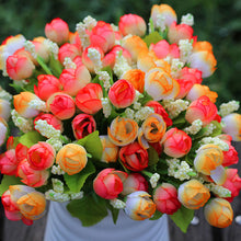 Load image into Gallery viewer, Mini Rose Colorful Silk Flowers new year