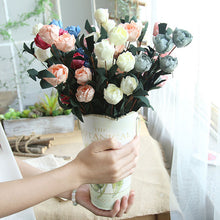 Load image into Gallery viewer, 1 Bunch 6 Heads PE Artificial Roses Flower