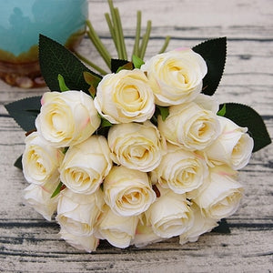 Rose Flowers Wedding bouquet White Pink