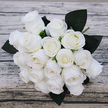 Load image into Gallery viewer, Rose Flowers Wedding bouquet White Pink