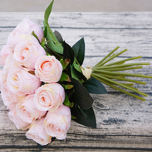 Rose Flowers Wedding bouquet White Pink